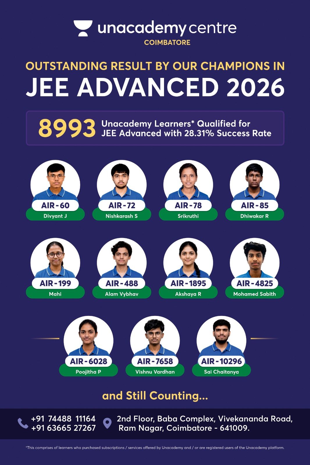 JEE topper Arjun Prasath